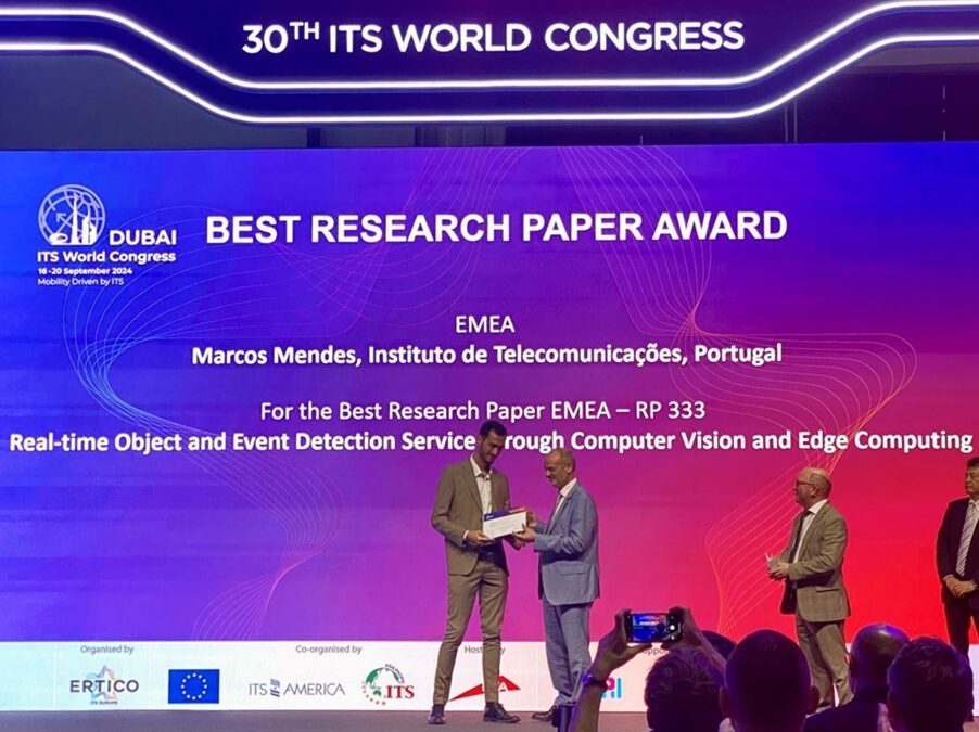 Marcos Mendes won the 1st Research Paper Award EMEA